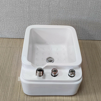 Bassin de massage pour pédicure en gros d'usine, bassin de pédicure portable en acrylique pour SPA des pieds, idéal pour les fauteuils de pédicure