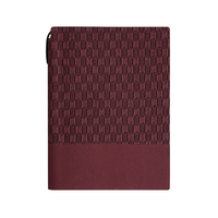 Carnet à carreaux vintage A5, coffret cadeau agenda professionnel, logo personnalisable, bloc-notes en papier Dowling, papeterie de bureau