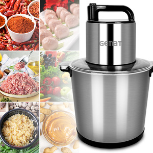 Gemat - Picadora de Carne Eléctrica de Acero Inoxidable de 10L, Procesador de Alimentos Multifunción para Uso Comercial - Product Image 4