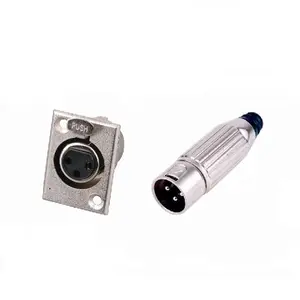 high quality xlr 3 pin connector manufacturer cable soldering
