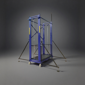 <span class=keywords><strong>Platform</strong></span> Lift Perancah Lipat Listrik Kecil Kapasitas 500kg <span class=keywords><strong>Platform</strong></span> Perancah Standar Baja - Product Image 3