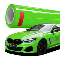 Film de protection de peinture (PPF) TPU Lubrizol vert à changement de couleur pour voiture, garantie 6 ans, auto-réparant, 6,5 mil