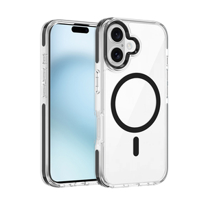 Venta al por mayor 2,5 MM TPE TPU acrílico magnético teléfono cubierta a prueba de golpes caso para <span class=keywords><strong>iPhone</strong></span> 16 muestra gratis - Product Image 6