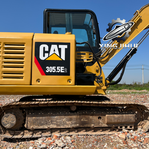 Excavatrice Caterpillar 305.5E2 d'occasion, marque japonaise d'origine, 5,5 tonnes, petite taille, chenilles en caoutchouc. - Product Image 2