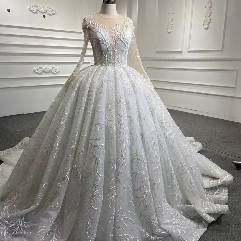 QUEENS GOWN Dramatic Crystal Beaded Mermaid