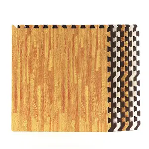 Competent Supplier Faux Wood Flooring Options Market Orientated Sound Proof Foam Tiles Convenient EVA Foam Wall Protective Mat