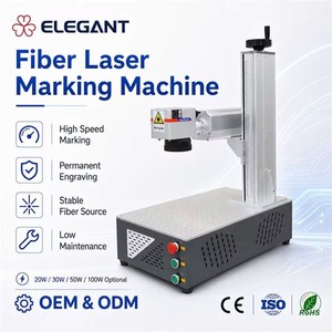 Machine de marquage laser à fibre 20W 30W 50W, graveur laser métallique pour acier et aluminium, machine de marquage laser à fibre portable - Product Image 1