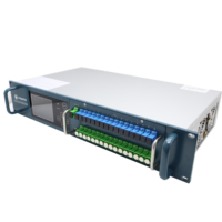 Amplificateur optique de signal hybride HZY-EYA-XGS 16 ports EDFA intégré avec module WDM intégré compatible XPON & XGS-PON CATV+PON