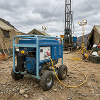 Groupe électrogène diesel silencieux à châssis ouvert, faible bruit, avec ATS et télécommande, pour chantier de construction, compatible Wechai Yuchai