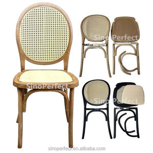 Sillas de Boda de Estilo Moderno, Silla de Resina Plástica PP para Eventos, Respaldo Redondo, Silla Louis para Catering, Uso en Hoteles, Comedores, Banquetes y Fiestas - Product Image 5