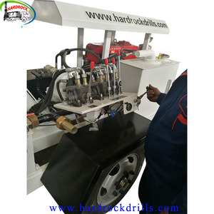 Máquina Perforadora de Pozos de Agua Portátil, Plataforma de Perforación Montada en Remolque con Motor Diésel para Perforar Rocas - Product Image 5