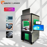 Nuevas Máquinas de Marcado Láser de Picosegundos JUNFEI 10W-100W HAZ<5m, Grabador CNC de 0.2mm, Código QR Oculto Micro, DXF/AI/DST