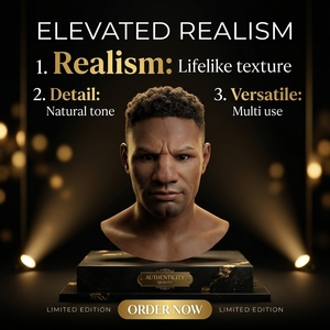 Máscara <span class=keywords><strong>de</strong></span> Silicona con Textura <span class=keywords><strong>de</strong></span> Piel Humana Personalizada, Diseño Facial Realista para Actuaciones y Fiestas, Máscara <span class=keywords><strong>de</strong></span> Cabeza Completa, Máscara <span class=keywords><strong>de</strong></span> Silicona Realista - Product Image 2