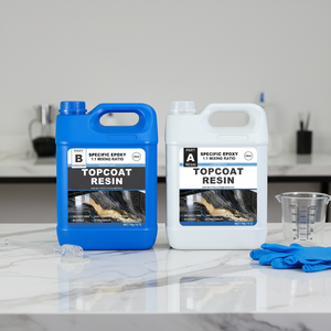 <span class=keywords><strong>Resin</strong></span> Epoksi Super Gloss Dua Komponen untuk Permukaan Meja Batu - Tahan Panas Ramah Lingkungan Bebas Pelarut Rendah VOC Bebas BPA - Product Image 1
