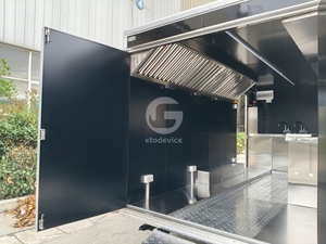 YITUO 4M Long Squave Type Mobile Street Coffee Bike Pizza Food <span class=keywords><strong>caravane</strong></span> remorque à <span class=keywords><strong>vendre</strong></span> - Product Image 6