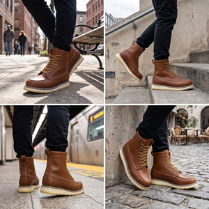 Chaussures de sécurité confortables en cuir pleine fleur de porc, avec isolation électrique et embout souple, pour le travail et la construction, modèle <span class=keywords><strong>DieHard</strong></span> 86994 - Product Image 6