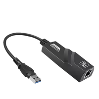 Adaptador de red con cable USB 3,0 Gigabit/100Mbps, superventas del fabricante, interfaz externa sin controlador con WIFI en stock
