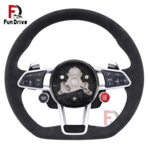 Disponibile Volante Riscaldato in Pelle Completa con Paddle del Cambio per <span class=keywords><strong>Audi</strong></span> A3 A4L A5 A6L A7 Q2L Q3 Q5 Q5L Q7 <span class=keywords><strong>TT</strong></span>/TTS Coupé Roadster - Product Image 1