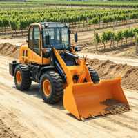 Chargeuse sur pneus télescopique hydraulique la plus vendue Euro 5 CE EPA pour la construction, l'aménagement paysager, mini-chargeuse diesel, chargeuse agricole et de jardin