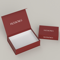 Boîte vide de luxe personnalisée avec logo, grand format, en carton rigide mat, recyclable, imprimée en quatre couleurs, fermeture magnétique noire pliable