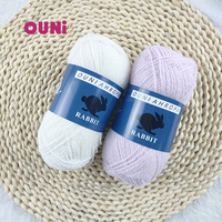 Fil à tricoter traditionnel pour pulls, petit paquet de 50g, Alize Puffy, Laine Angora, Fil de poil de lapin, 50% 60% 80% Poil de lapin et de vison