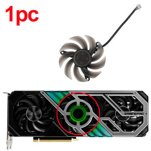 Ventilateur de carte vidéo 82MM TH8015S2H-PC001 FD8015U12D pour <span class=keywords><strong>Palit</strong></span> <span class=keywords><strong>GeForce</strong></span> <span class=keywords><strong>RTX</strong></span> 3060 <span class=keywords><strong>Ti</strong></span> 3070 3070Ti 3080 3080Ti <span class=keywords><strong>3090</strong></span> Gamingpro OC GPU - Product Image 2