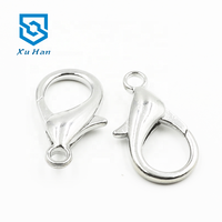 Accessoires de quincaillerie en gros, fermoir mousqueton en alliage de zinc, pour porte-clés et bijoux DIY, modèle Xu Han 001