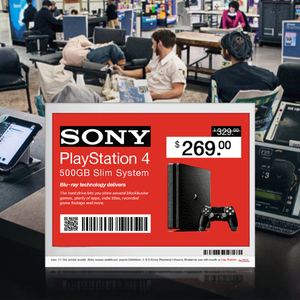 Etiqueta de estante electrónica inalámbrica de 11,6 pulgadas, etiqueta de precio de pantalla de tinta electrónica ABS de gran tamaño para aplicación de tienda de supermercado - Product Image 6