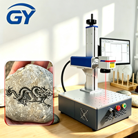 Máquina de Marcado Láser de Fibra Portátil de Escritorio RAYCUS de 20w MAX para Metal, Máquina de Grabado Láser Pequeña
