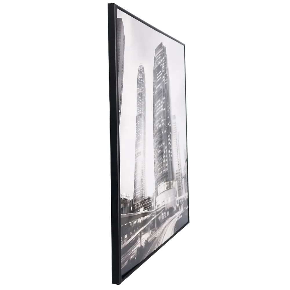 A2 27x40 30x40 50x70 affiche en métal cadre photo mural suspendu plus grand mince en aluminium affiche cadre photo
