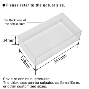 Boîte de présentation en acrylique transparente personnalisée de luxe/moderne/classique pour les tuiles de <span class=keywords><strong>mahjong</strong></span> américaines - Convient aux enfants - Utilisation en intérieur - Product Image 4