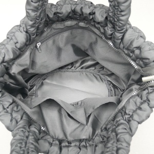 Custom OME Quilted Cloud Tote Bag Large Capacity Nylon Puffer <b>Handbag</b> Pleated Bubble Tote For Women Casual Daily Shopping Work T - Product Image 6