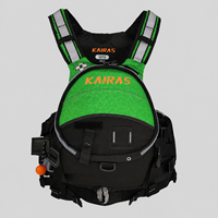 Chaleco Salvavidas de Rescate en Aguas Bravas 100N con Puerto de Hidratación de Liberación Rápida, Chaleco de Seguridad para Kayak y Rafting para Adultos, Oxford 600D