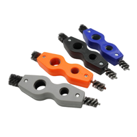 Brosse à fil pour borne de batterie en cuivre, pour débavurage de filetages, élimination de la rouille, outil manuel pour la plomberie et la réparation automobile