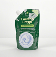 Support en plastique recyclable Doypack savon liquide 150ml 250ml 500ml 32 FlOz savon pour les mains et détergent à lessive avec bec verseur pour masques faciaux