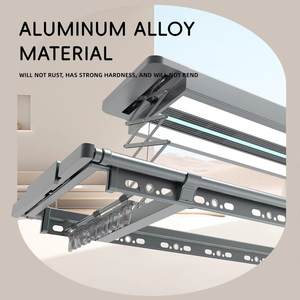 Sèche-linge électrique à séchage rapide, monté au plafond, avec protection contre <span class=keywords><strong>les</strong></span> acariens UV et protection contre <span class=keywords><strong>les</strong></span> surcharges, idéal pour <span class=keywords><strong>les</strong></span> appartements - Product Image 2