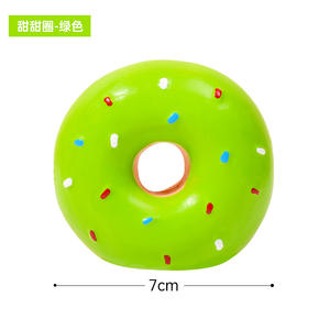 Juguetes Masticables <span class=keywords><strong>de</strong></span> Látex Suave con Sonido para Perros, Ecológicos, con Diseño <span class=keywords><strong>de</strong></span> Dibujos Animados, para Cachorros Pequeños y Medianos, Pelotas <span class=keywords><strong>de</strong></span> Goma en Forma <span class=keywords><strong>de</strong></span> <span class=keywords><strong>Donut</strong></span> en Bolsa - Product Image 5