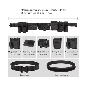 SIVI Multifunctionele Camo 6-delige Set Veiligheidsgordel Combat Camouflage Molle Utility Duty Tactische Gordel - Product Image 3