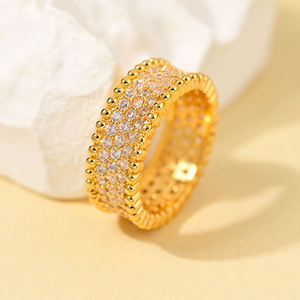 Персонифицированный Prix De Gros Ice Out 5a Циркон Cubique 18K Бляшка или Bague Bijoux <span class=keywords><strong>Intemporels</strong></span> Femmes Anillos De Promesa - Product Image 1