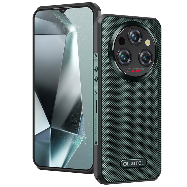 Oukitel Wp35 Rugged Smartphone 5g 11000mah 64mp Main Camera Android 14 Nfc 8+256gb 6.6 Inch 2k Display night Vision Camera Phone