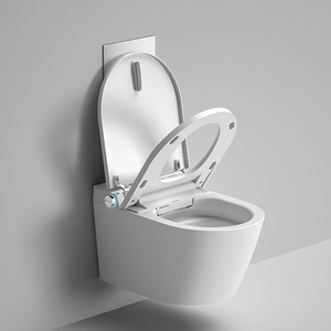 WC intelligent suspendu avec bidet intégré et capteur de pied pour chasse d'eau automatique, ensemble complet HMW-GS1 Lo - Product Image 5