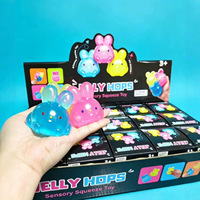 Glänzender Kristall-Blasen-Jelly-Squish-Ball, Entspannendes Bürogeschenk für Kollegen, Anti-Stress Schreibtisch-Gadget