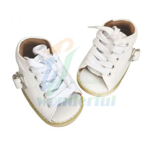 Zapatos Ortopédicos de Cuero para Niños Dennis Brown, Diseño de Barra Dividida, Materiales Correctivos Médicos Intervencionistas para Pie Zambo - Product Image 4