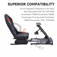 Siège de simulateur de course GY033, levier de vitesses, support de volant de course pour PS4, frein à main Logitech, levier de vitesses