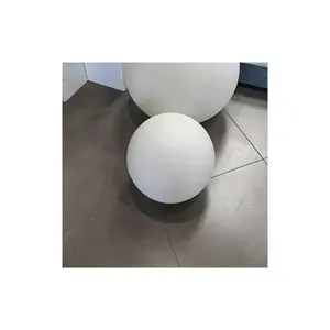 Sphère de lumière sinueuse de conception italienne de grande qualité avec panneau solaire intégré 50cm pour la vente en gros
