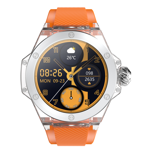 Smart Sports Watch with Heart Rate Monitor IP68 Waterproof Independent Music Multiple Sports Modes Voice Assistant