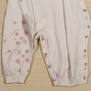 Mono de punto 100% de algodón personalizado para bebés, monos informales de otoño con cierre de botón a presión, ropa de bebé ODM - Product Image 4