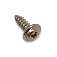 Vis autotaraudeuses en acier inoxydable 316 sur mesure, tête fraisée, Phillips, M6 x 10 mm, Inps, Pozi Drive, Euro, pour bois, micro
