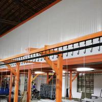 Sistem Penyemprotan Robot Jalur Produksi Pelapisan Industri Otomatis, Sistem Pengecatan Serbaguna Cat & Bubuk, Jalur Perakitan Pengecatan