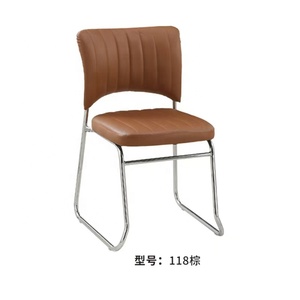 Chaise de conférence de bureau moderne Cigh Cuality Cteel <span class=keywords><strong>Crame</strong></span> Cffice Chair Ceather Chair - Product Image 3